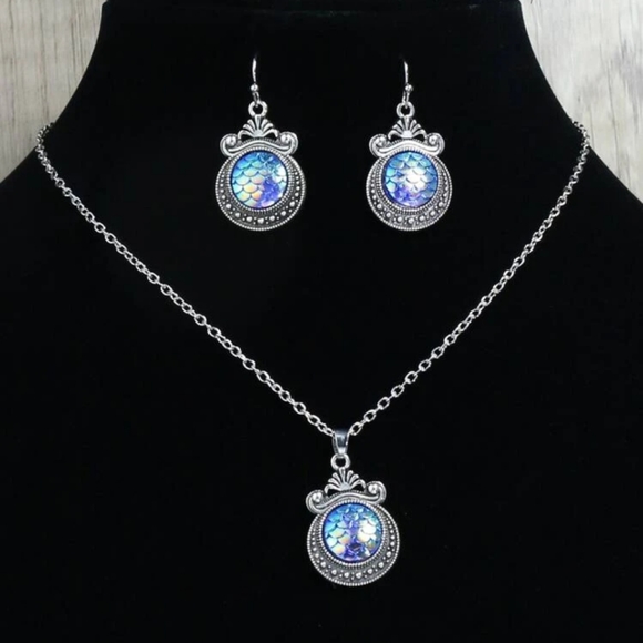 ☆ Emery Rose ☆ New! Mermaid FishScale Jewelry Set - Picture 2 of 5